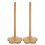 6Pcs Lightweight Bamboo Drop Spindle Yarn Spinner for Sewing Projects 1