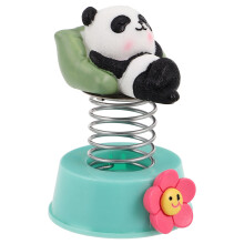 2St Vrolijke Resin Panda Auto Dashboard Sieraad Decoratie