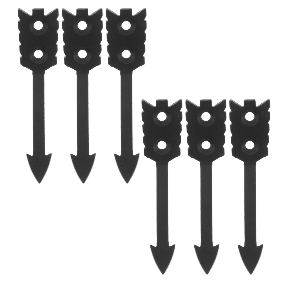 18Pcs Black Metal Skull Wall Hook Heavy Duty Deer Elk Mount Bracket 3642825095938