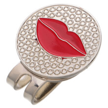 3Pcs Zinc Alloy Ball Markers Golf Hat Clips with Sparkling