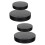 4Pcs Compact Black Clay Turntable Base for Cake and Pottery Workbench 9
