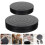 4Pcs Compact Black Clay Turntable Base for Cake and Pottery Workbench 11