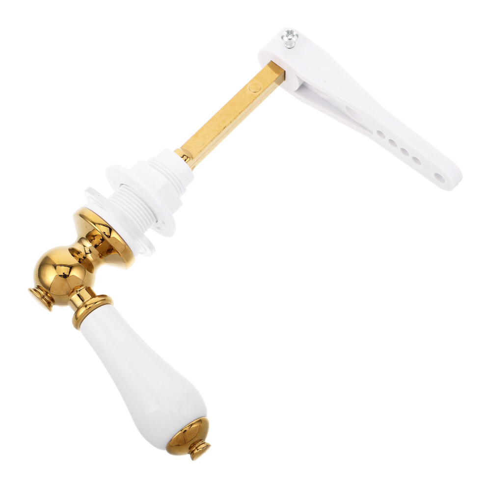 2Sets Multi-Color Zinc Alloy Toilet Handle Universal Flush Lever Kit 3642825084833