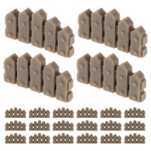 100St Mini Resin Tuinhekjes Koffie Voor Poppenhuis & Tuindecoratie