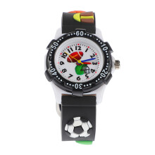 2Stk Kinderarmbanduhr Cartoon Rugby Design Silikon