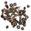 20Ensembles Boutons-Pression Alliage Rétro Cerf Marron Solides 1
