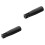 2Pcs Black Nylon Revolving Foldable Handwheel Machine Handle 5
