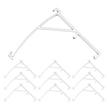 20Pcs Transparent Plastic Blind Clips Vertical Blind Mounting Brackets