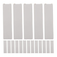200Pcs Portable Kraft Paper Lip Balm and Lipstick Storage Tubes White