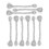 36Pcs Silver Craft Thread for Embroidery, Cross Stitch, and Sewing Use 1