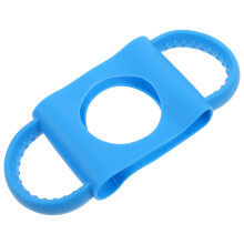 2Pcs Baby Bottle Handles Silicone Grip Sky-Blue Comfortable for Kids
