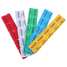 2500Pairs Colorful Carnival Roll Raffle Tickets for Party Event Use