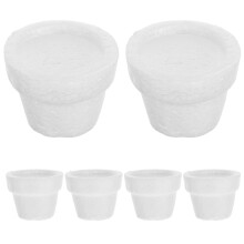 3Pcs White Craft Foam Balls for School Projects and Home Decor Arts