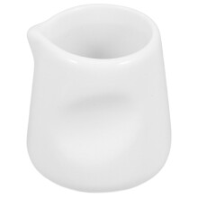 5Pcs Mini White Ceramic Coffee Syrup Pitcher Small Milk Jug for Dining