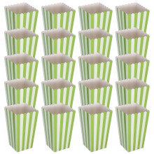 80Pcs Retro Popcorn Buckets for Party Movie Night Treats