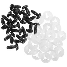 400Pcs Assorted Color Heart Shape Resin Noses for Doll Crafting