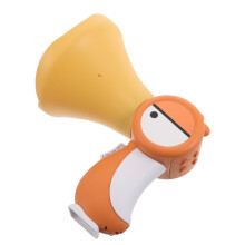 2Pcs Portable Orange Voice Changer Toy Plastic Kids Prank Sound Device