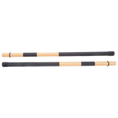 2Pairs Maplewood Drum Practice Sticks Black Compact Design for Adults