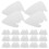 50Pcs White Plastic Baseball Cap Inner Supports Hat Display Holders 2