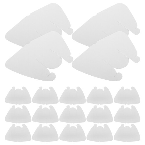 50Pcs White Plastic Baseball Cap Inner Supports Hat Display Holders 1