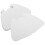 50Pcs White Plastic Baseball Cap Inner Supports Hat Display Holders 3