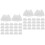 50Pcs White Plastic Baseball Cap Inner Supports Hat Display Holders 6