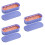 3Pcs Makeup Brush Cleaner Boxes Purple +pp Compact Home Organizer 9