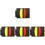 4Sets Professionele Zwarte Scheidsrechterskaarten Set Met Clip En 4