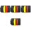 4Sets Professionele Zwarte Scheidsrechterskaarten Set Met Clip En 5