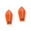 2Pcs Red Fishing Plastic Dive Boards Adjustable Planer Trolling Tools 6