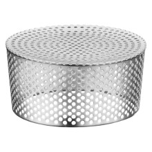 3Stk Ablaufabdeckung Mit Lüftung Für Garage Terrasse Silber