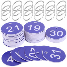 100Sets Schlüsselmarkierer Mit Metallring