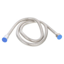 2Pcs High-Grade Stainless Steel Shower Hose Silver Flexible Extra Long