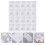 400Pcs Nail Foil Sheets Silver Gel Removal Kit for Nails Home Use 10