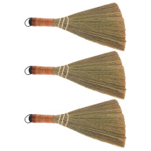 6Pcs Bamboo Indoor Handheld Mini Brooms Soft Bristle Dust Sweepers
