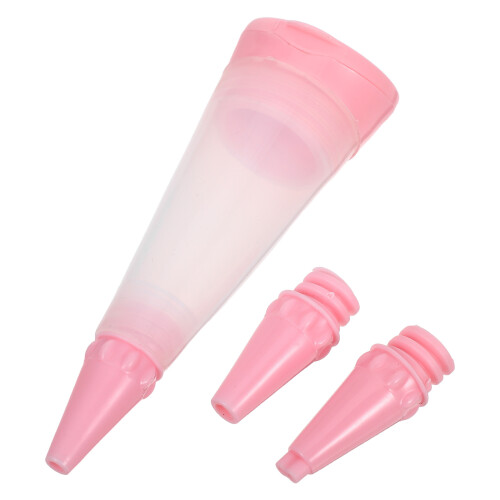 4Ensembles Décoration Silicone Rose Résistants Pour Gâteaux