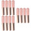 12Pièces Pinceaux Silicone Rose Pour Rouge À 9