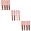 12Pièces Pinceaux Silicone Rose Pour Rouge À 11