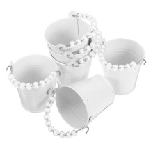 24St Mini Ijzeren Wit Voor Party Favors En Plantenhouder