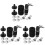 3Ensembles Ensemble Accessoires Feutrine Batterie Noires Pour Jeu Durable 4