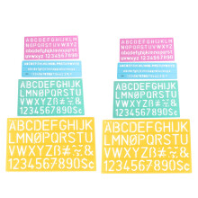 6Stk Kreatives Kinder Schablonen Set Aus PVC Mit Und