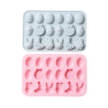 4Pcs DIY Silicone Easter Cake Molds for Jelly Chocolate Baking