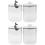 4Pcs Assorted Color Cotton Swab Boxes Small Toothpick Holder Organizer 6