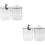 4Pcs Assorted Color Cotton Swab Boxes Small Toothpick Holder Organizer 7