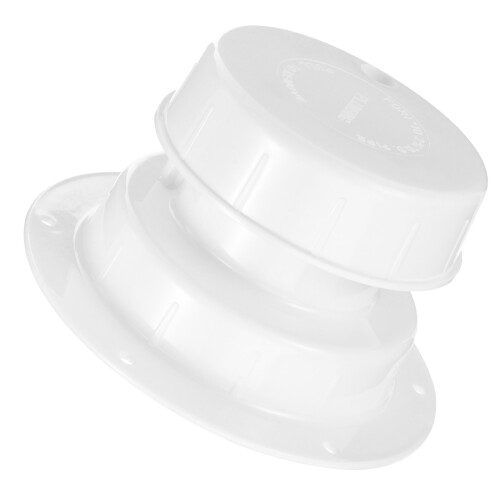 2Pièces Protection Vent Toit Camper Blanc Ventilation Anti Odeurs 2