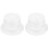 2Pièces Protection Vent Toit Camper Blanc Ventilation Anti Odeurs 4