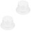 2Pièces Protection Vent Toit Camper Blanc Ventilation Anti Odeurs 5
