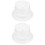 2Pièces Protection Vent Toit Camper Blanc Ventilation Anti Odeurs 7