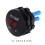 3Pièces Voltmètre Étanche Noir Pour 12V-24V 1