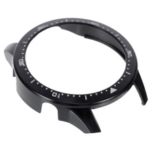 2Pcs Black Pc Watch Protective Cover Frame Easy Install Shell